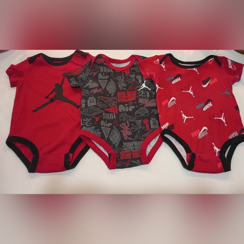 Nike Jordan Baby One-Piece Bodysuit Bundle